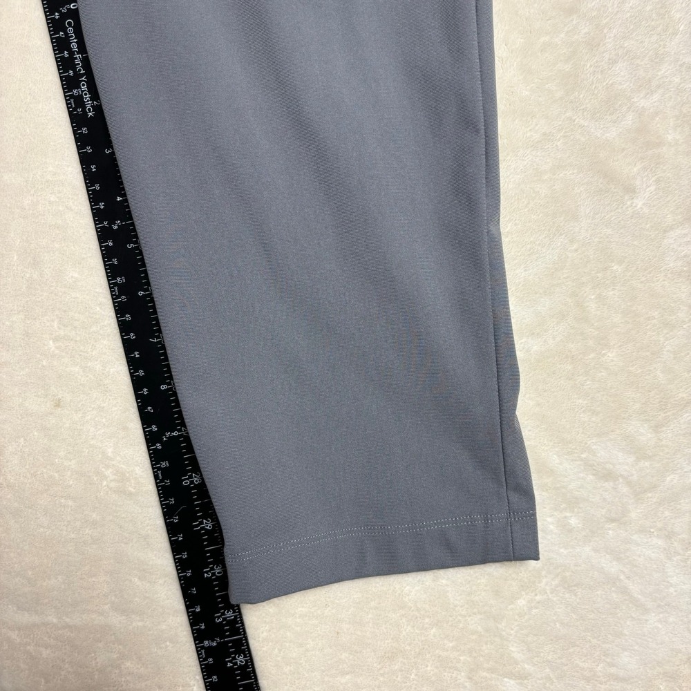 Lululemon Mens ABC Slim-Fit Trousers Warpstreme Size 36 Gray Chino Golf M5AO4S - Picture 10 of 11